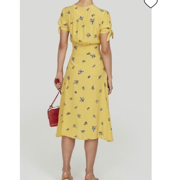 NWT Faithfull the Brand Billie Midi Dress Dolores - Picture 12 of 16